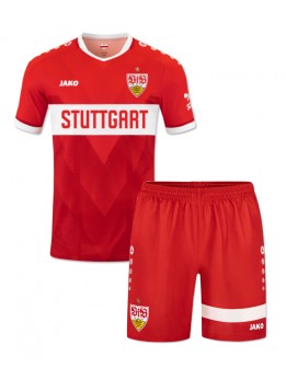 Stuttgart Replika Borta Kläder Barn 2024-25 Kortärmad (+ byxor)